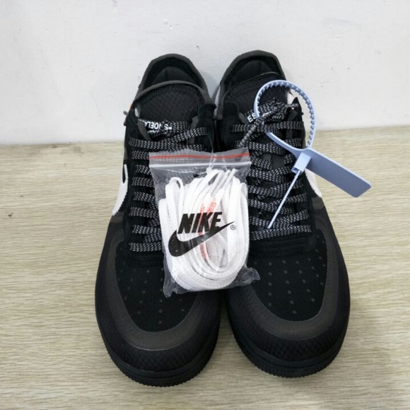 nike off white black air force